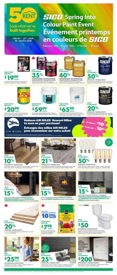 Kent Building Supplies Flyer February 19 to 25