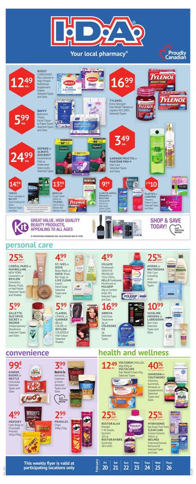 I.D.A. Flyer February 20 to 26