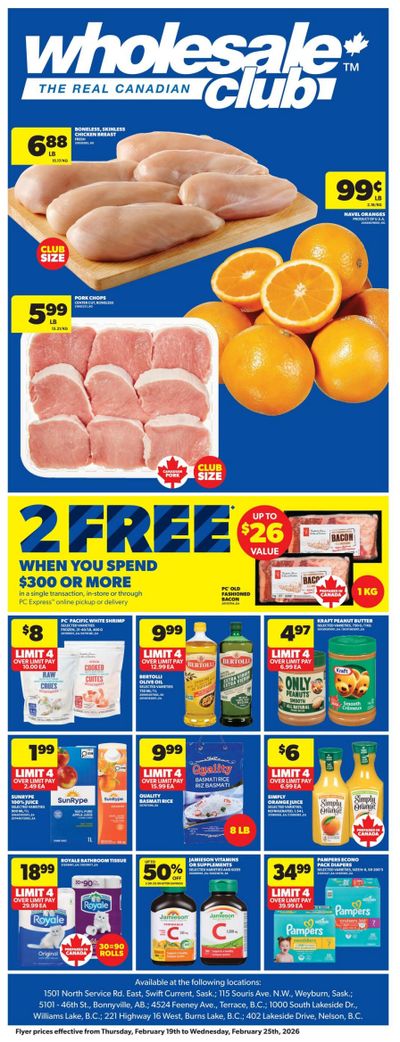 Real Canadian Wholesale Club Flyer February 19 to 25