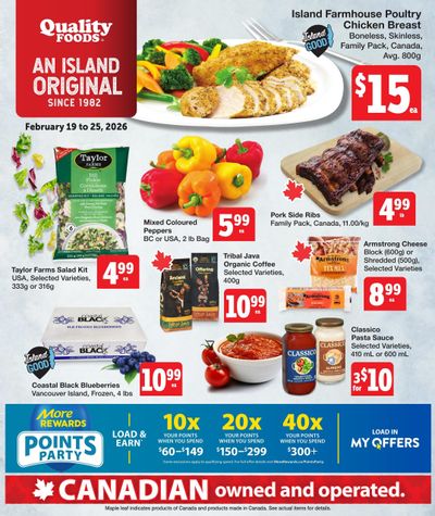 Quality Foods Flyer February 19 to 25