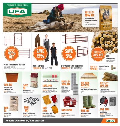 UFA Co-operative Limited Flyer February 19 to March 9