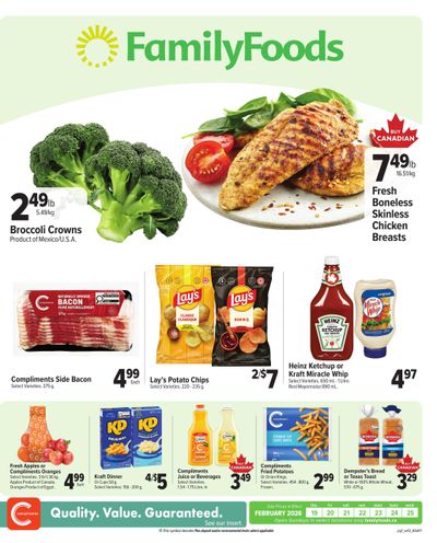 Family Foods Flyer February 19 to 25