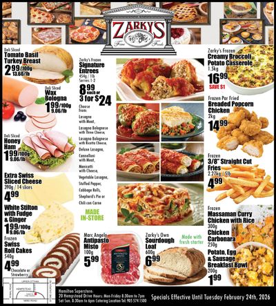 Zarky's Flyer February 18 to 24