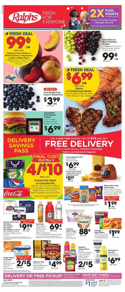Ralphs Weekly Ad & Flyer June 24 to 30