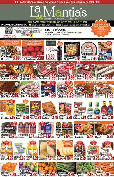 LaMantia's Flyer February 19 to 25