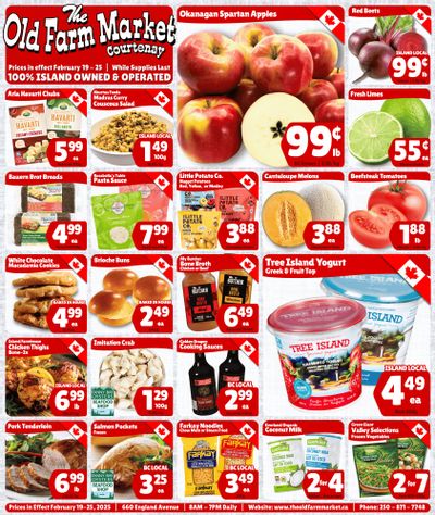 The Old Farm Market (Courtenay) Flyer February 19 to 25