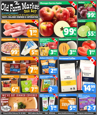 The Old Farm Market (Victoria) Flyer February 19 to 25