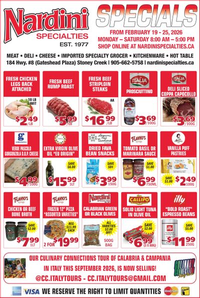 Nardini Specialties Flyer February 19 to 25