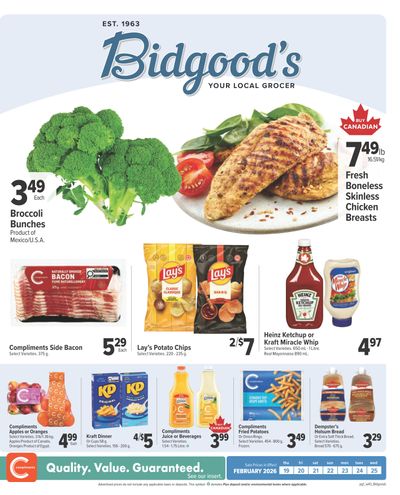 Bidgood's Flyer February 19 to 25