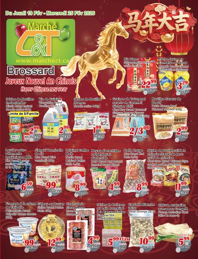 Marche C&T (Brossard) Flyer February 19 to 25