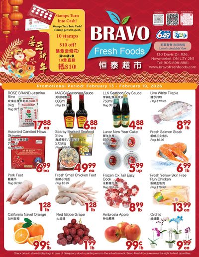 Bravo Fresh Foods Flyer February 13 to 19