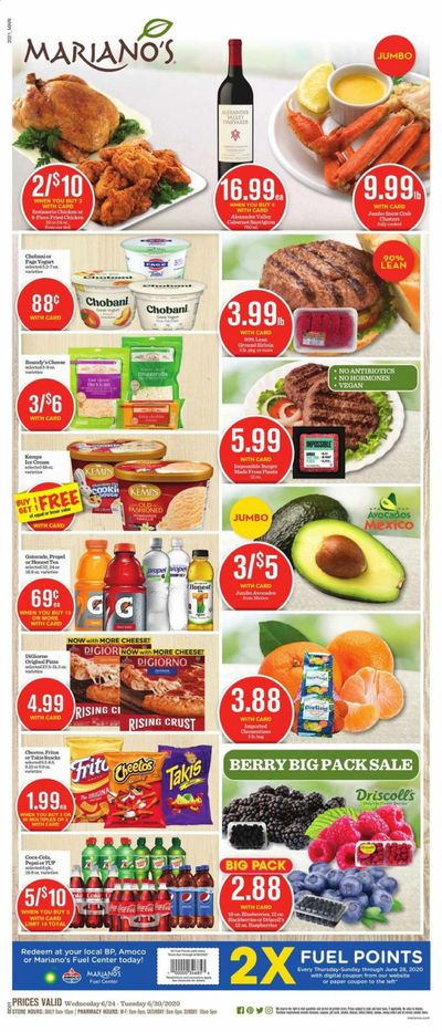 Mariano’s Weekly Ad & Flyer June 24 to 30