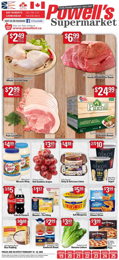 Powell's Supermarket Flyer February 19 to 25