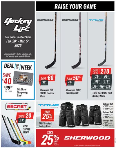 Pro Hockey Life Flyer February 20 to March 5
