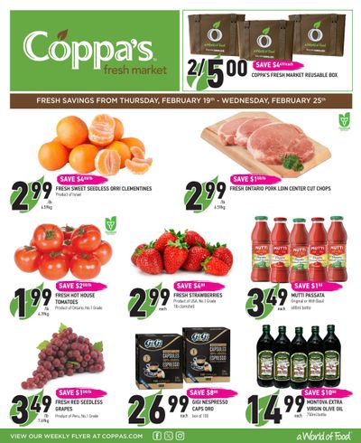 Coppa's Fresh Market Flyer February 19 to 25