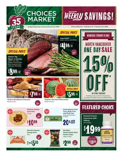 Choices Market Flyer February 19 to 25