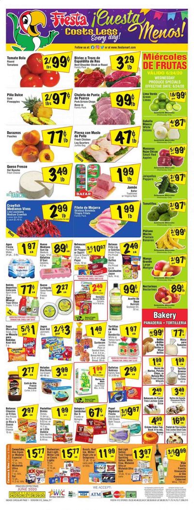 Fiesta Mart Weekly Ad & Flyer June 24 to 30