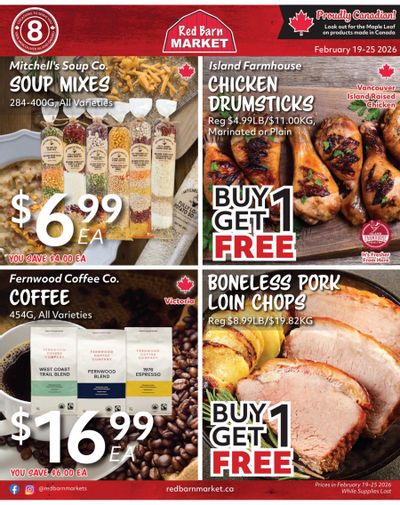 Red Barn Market Flyer February 19 to 25