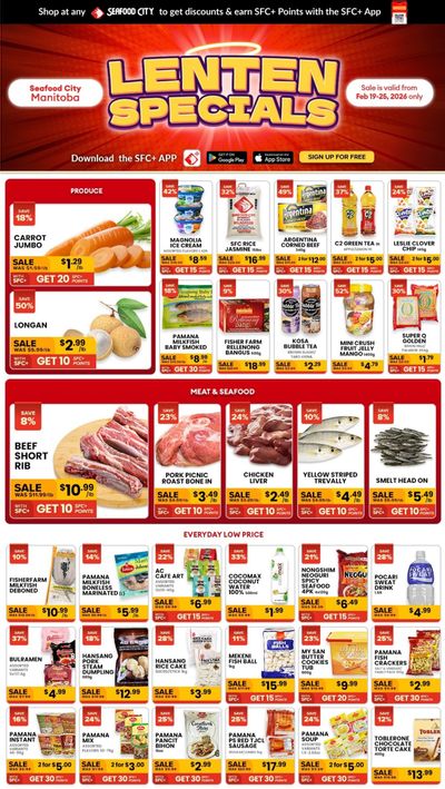 Seafood City Supermarket (MB) Flyer February 19 to 25