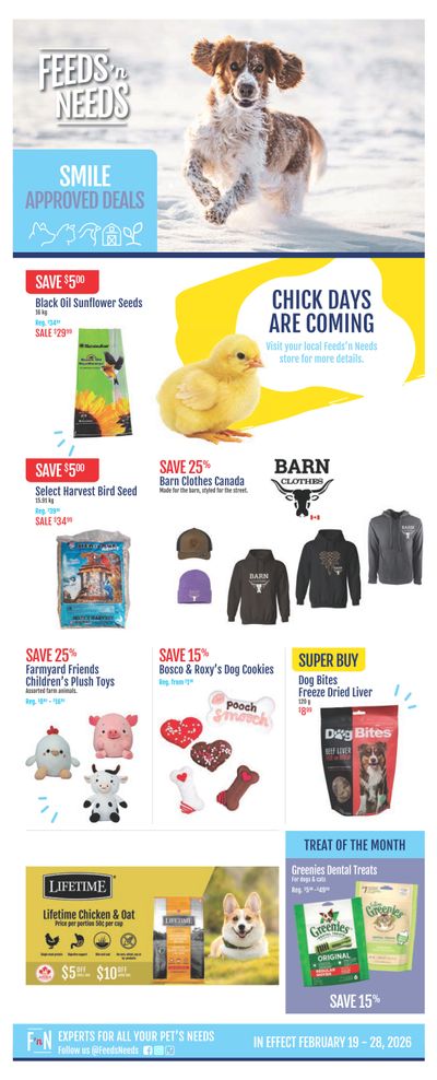 ShurGain Feeds'n Needs Flyer February 19 to 28
