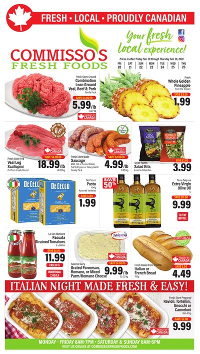 Commisso's Fresh Foods Flyer February 20 to 26