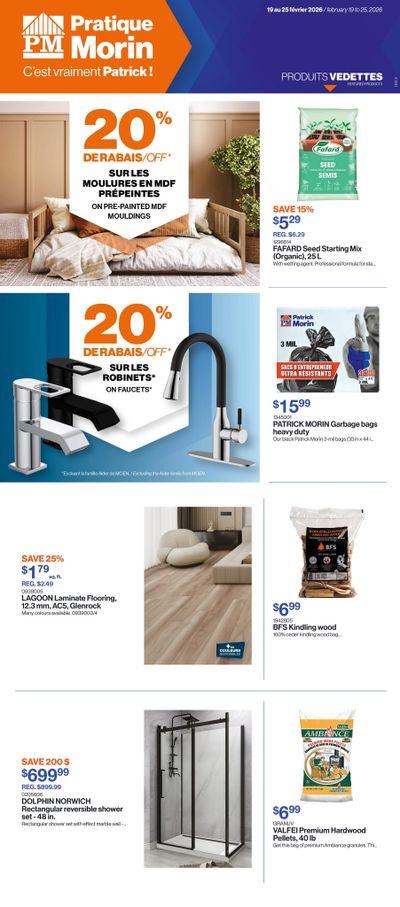 Patrick Morin Flyer February 19 to 25
