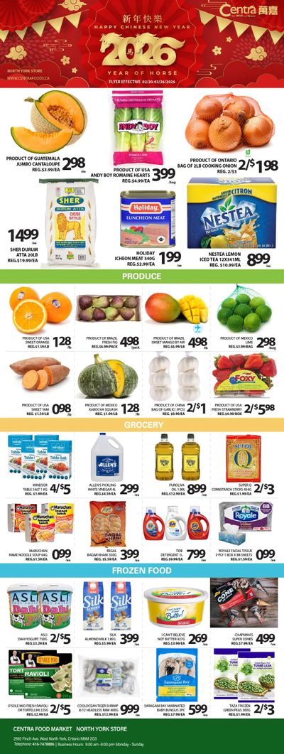 Centra Foods (North York) Flyer February 20 to 26