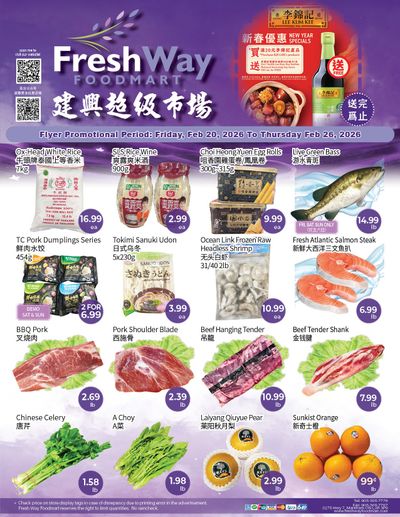 FreshWay Foodmart Flyer February 20 to 26