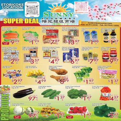 Sunny Foodmart (Etobicoke) Flyer February 20 to 26