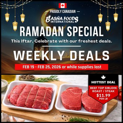 Basha Foods International Flyer February 19 to 25