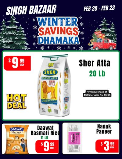 Singh Bazaar Flyer February 20 to 23