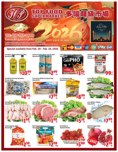 Top Food Supermarket Flyer February 20 to 26