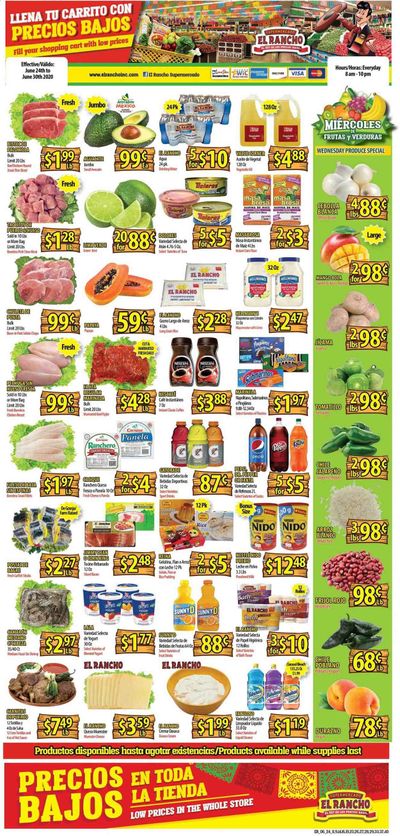 El Rancho Weekly Ad & Flyer June 24 to 30