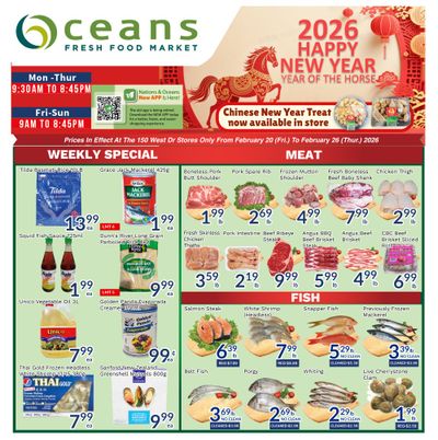 Oceans Fresh Food Market (Brampton) Flyer February 20 to 26
