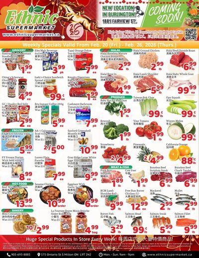 Ethnic Supermarket (Milton) Flyer February 20 to 26