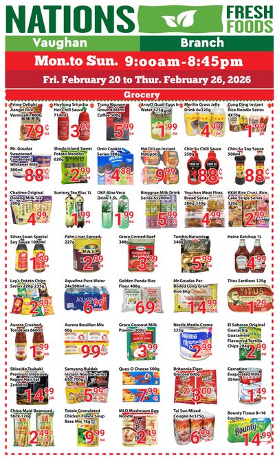 Nations Fresh Foods (Vaughan) Flyer February 20 to 26