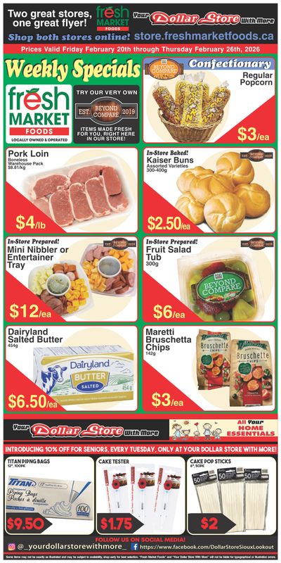 Fresh Market Foods Flyer February 20 to 26