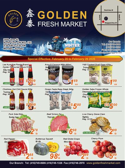 Golden Fresh Market Flyer February 20 to 26