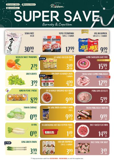 Market Ribbon Flyer February 20 to 26