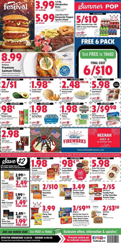 Festival Foods Weekly Ad & Flyer June 24 to 30