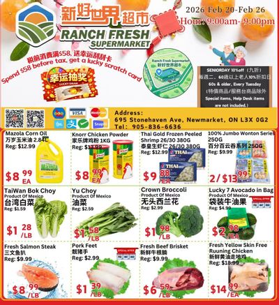 Ranch Fresh Supermarket Flyer February 20 to 26