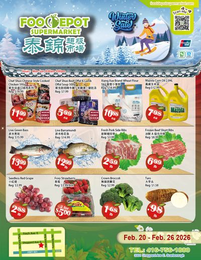 Food Depot Supermarket Flyer February 20 to 26