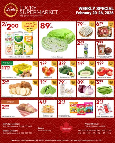 Lucky Supermarket (Winnipeg) Flyer February 20 to 26