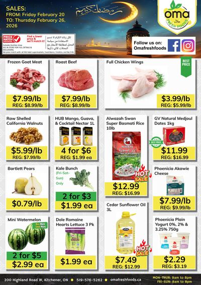 Oma Fresh Foods Flyer February 20 to 26