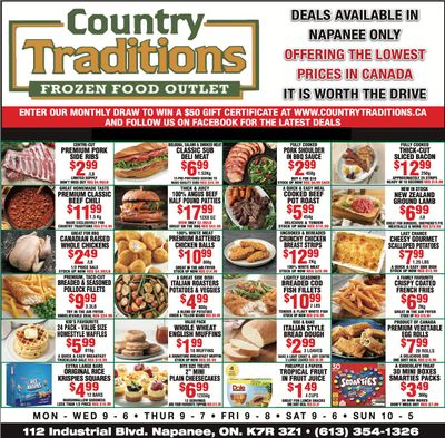Country Traditions Flyer February 19 to 26