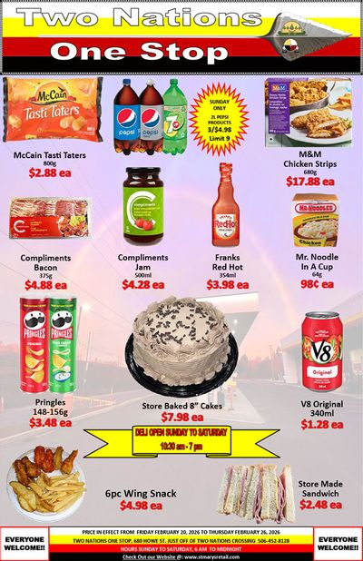 Two Nations One Stop Flyer February 20 to 26
