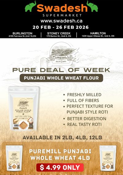 Swadesh Supermarket Flyer February 20 to 26