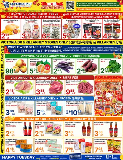 88 Supermarket Flyer February 20 to 26