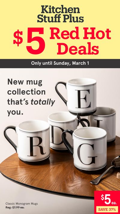Kitchen Stuff Plus Red Hot Deals Flyer February 23 to March 1