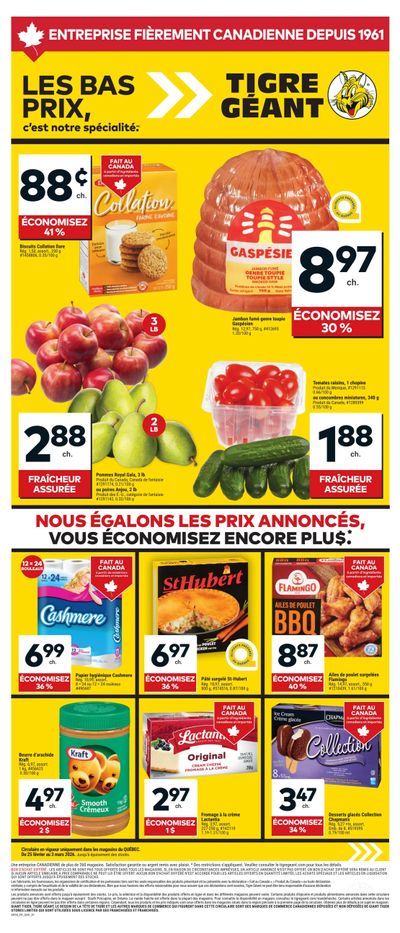 Tigre Géant Flyer February 25 to March 3